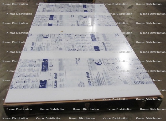 Polycarbonate Lexan® 9034 Sheets, .062 to .500 inch thickness